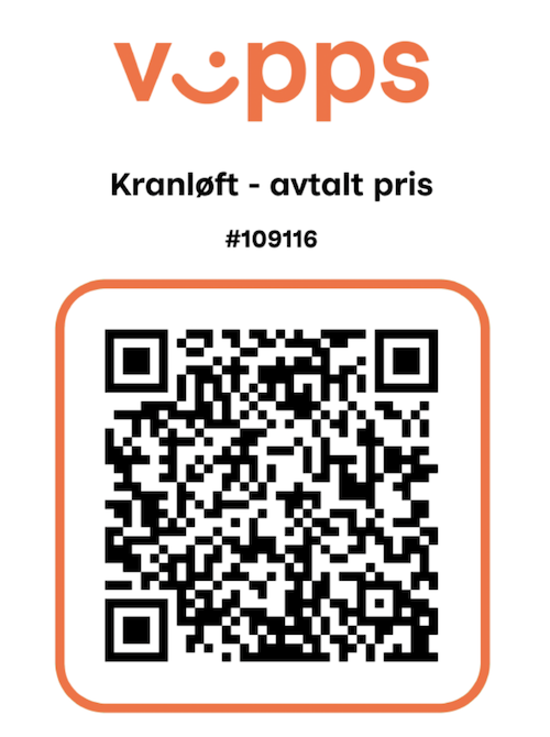 Kranløft vipps arås